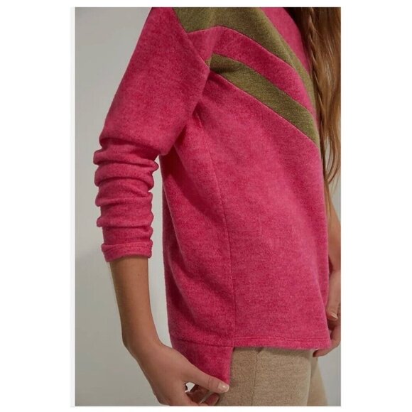 NWT ANTHROPOLOGIE Ella Mara Turtleneck Sweater Size XXSP Pink - Picture 9 of 11